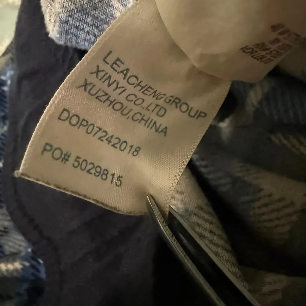 Nautica Pajama Pants Mens XL Blue Plaid Sleepwear Loungewear Sleep Comfort